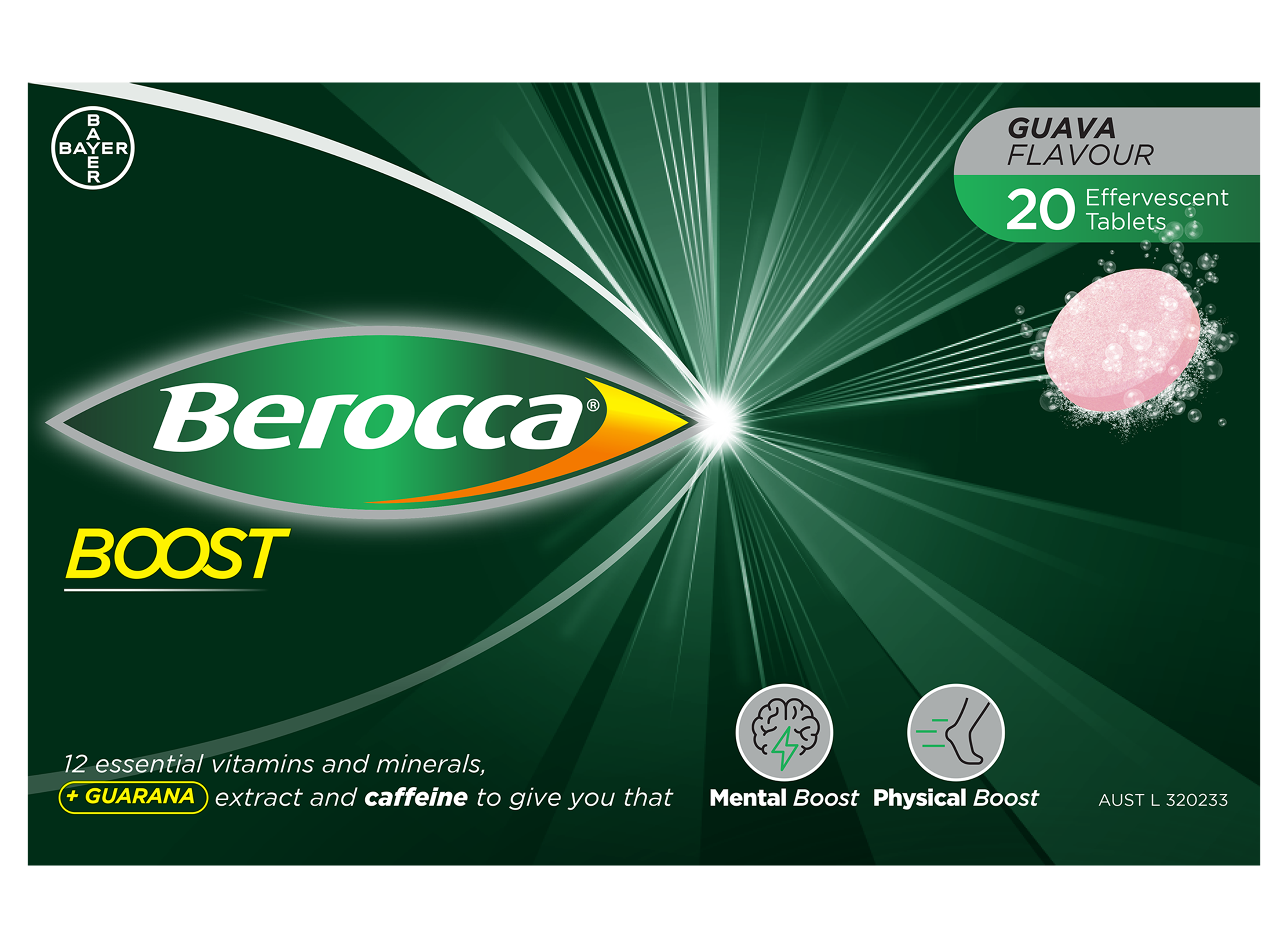 Berocca Boost Effervescent Tablets