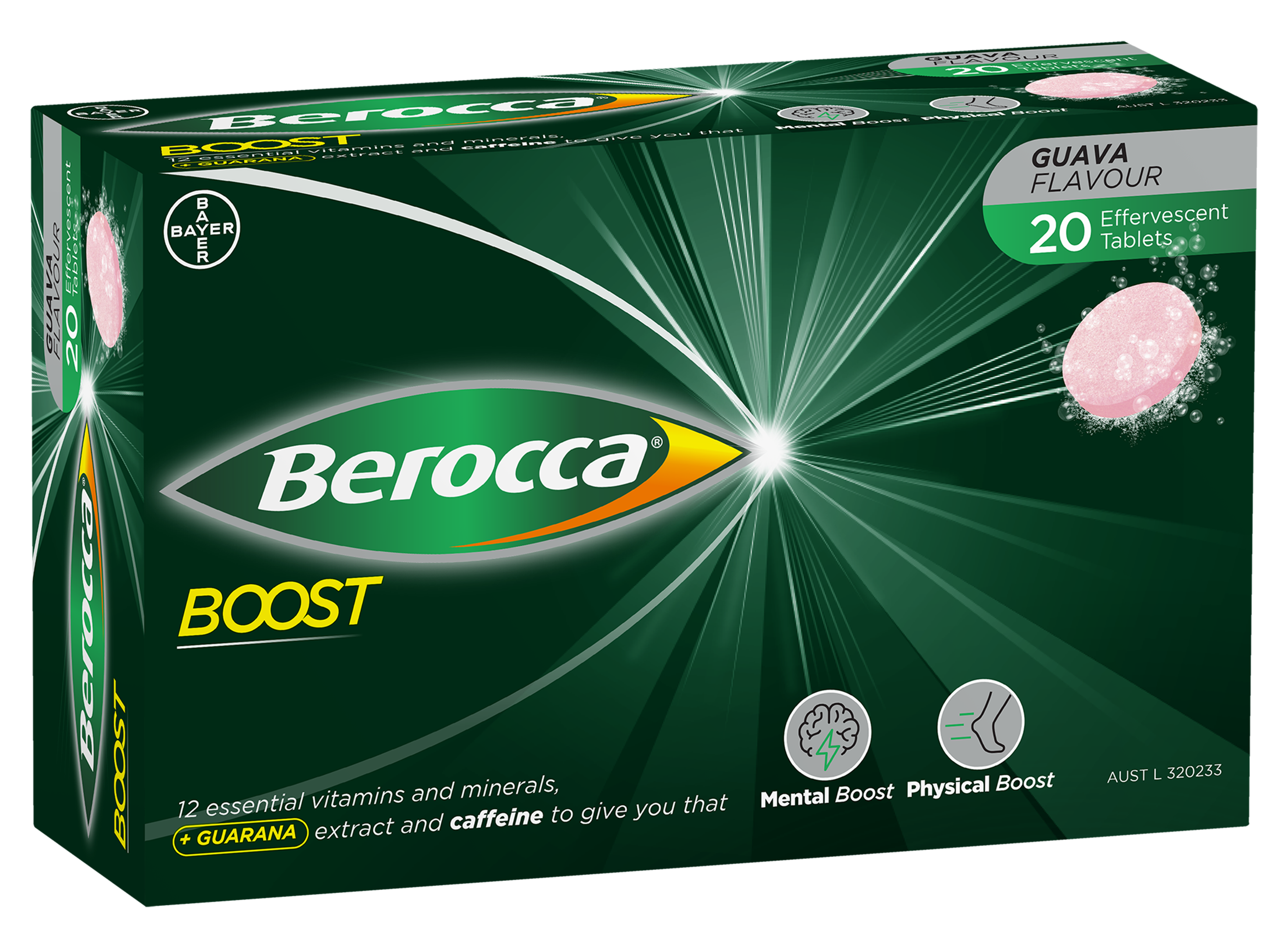 Berocca Boost Effervescent Tablets