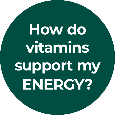 How do vitamins support my energy?