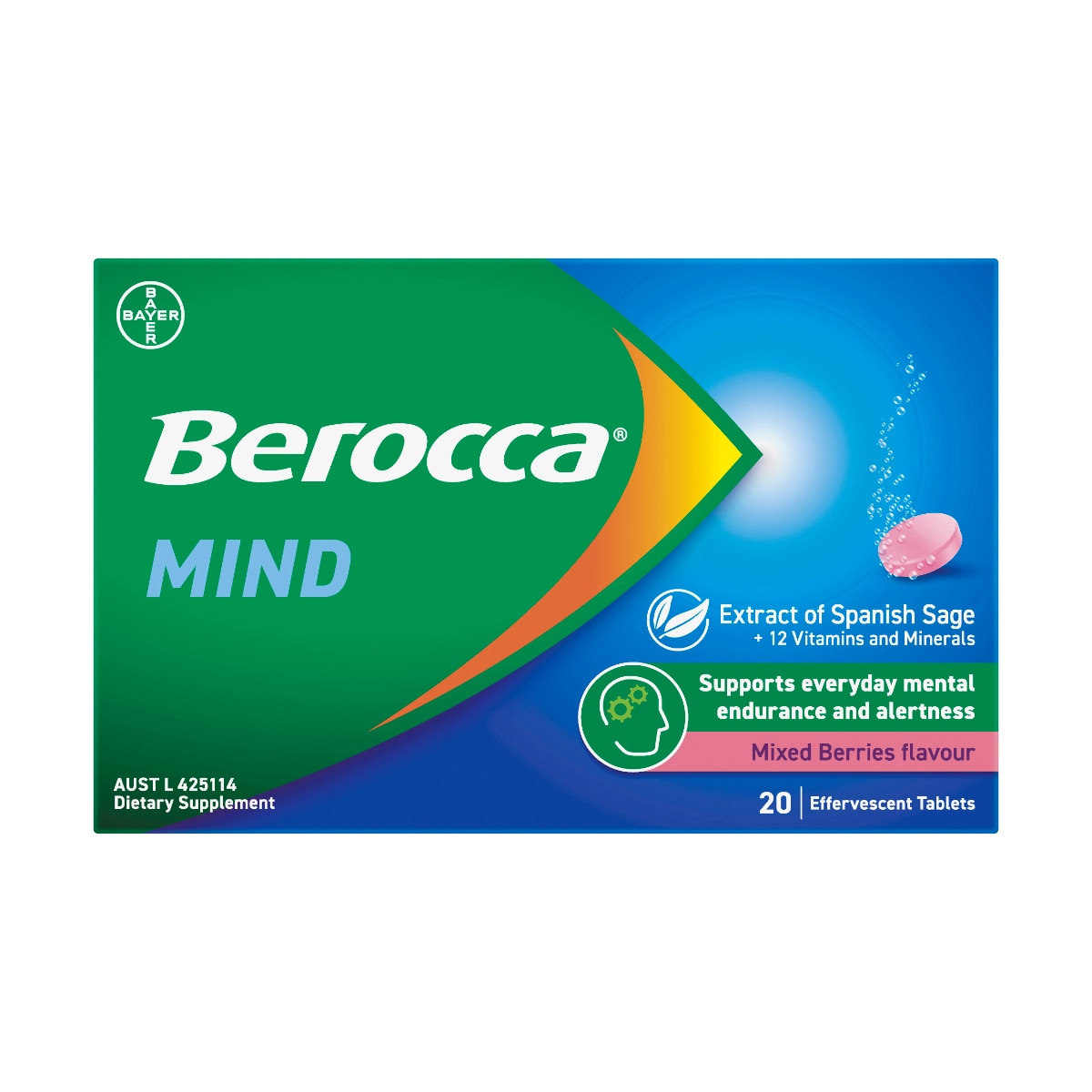 Berocca Mind Mixed Berries