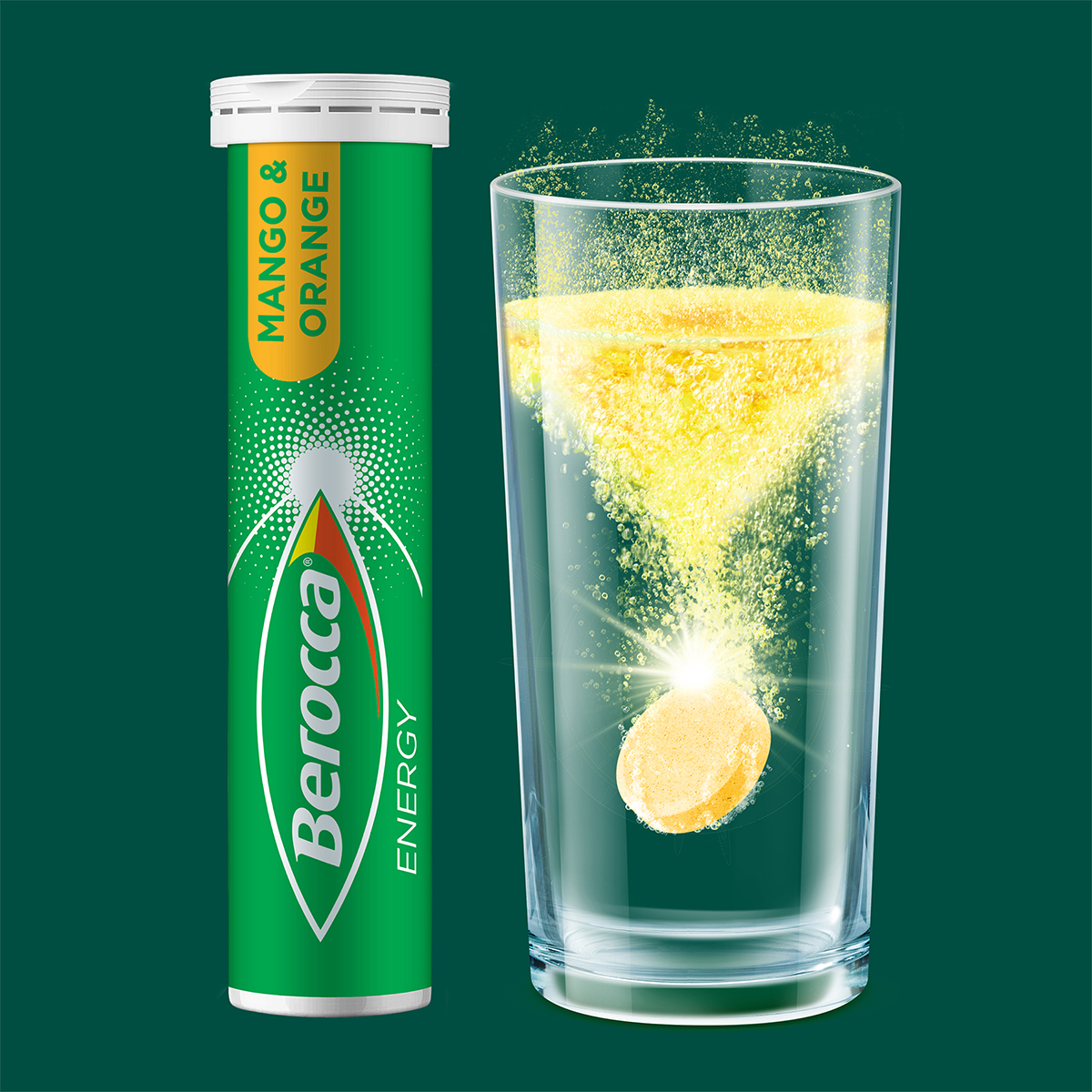 Berocca Mango & Orange Effervescent Tablets
