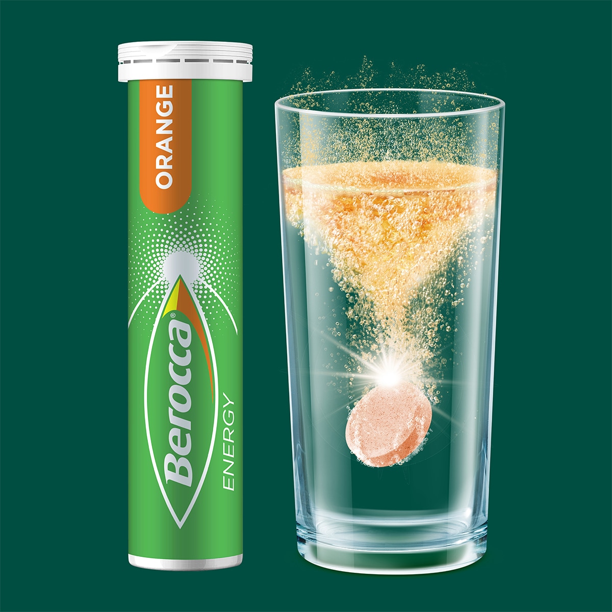 Berocca Orange Effervescent Tablets