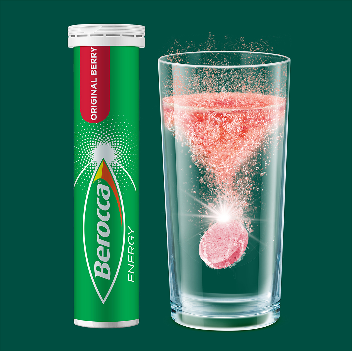 Berocca Original Berry Effervescent Tablets