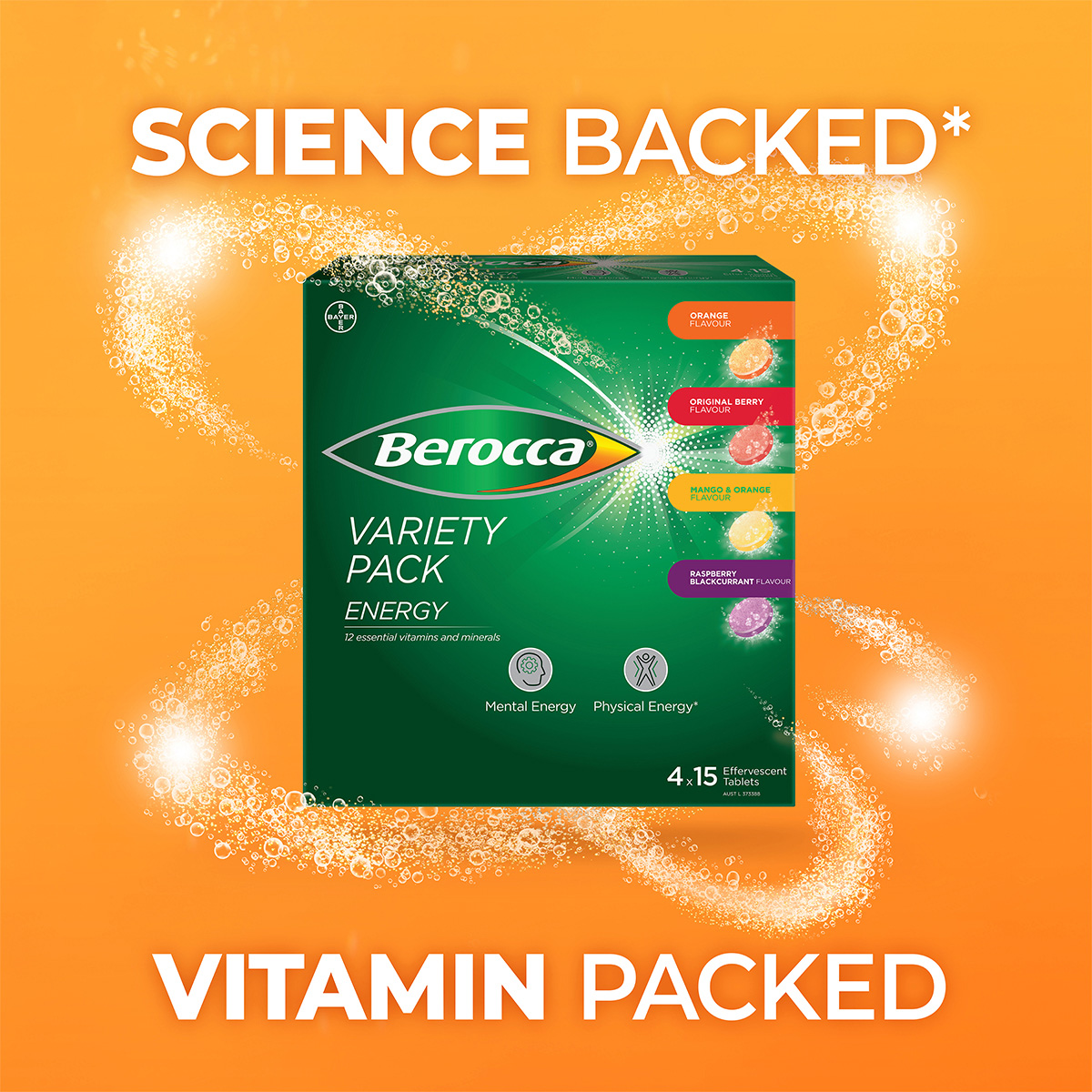 Berocca Variety Pack 4x15s